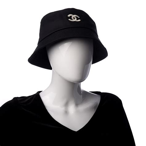 chanel logo bucket|Chanel bucket hats.